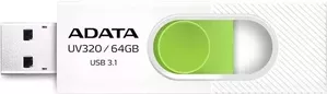 USB Flash A-Data UV320 64GB (белый/зеленый) фото