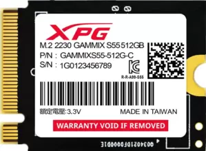 SSD A-Data XPG Gammix S55 512GB SGAMMIXS55-512G-C фото