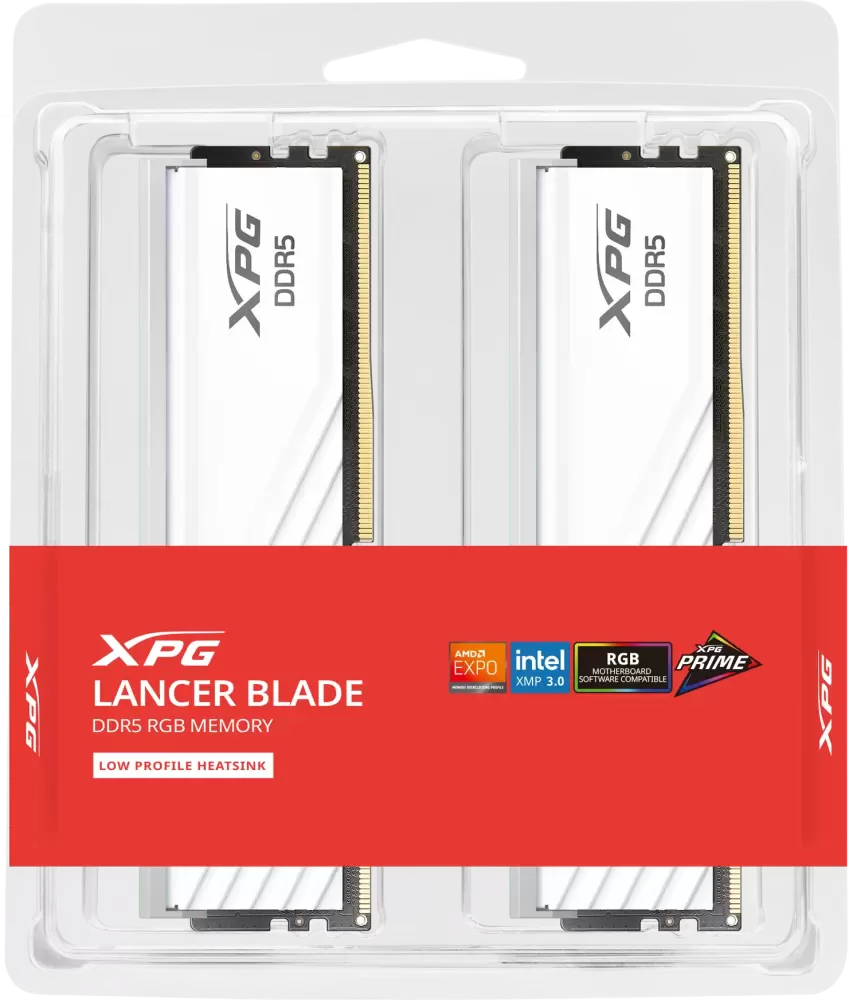 Оперативная память A-DATA XPG Lancer Blade 2x32ГБ DDR5 5600 МГц AX5U5600C4632G-DTLABWH фото