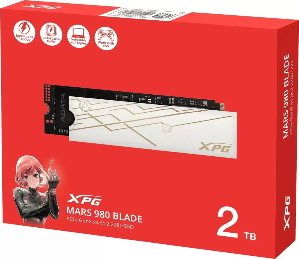 Жесткий диск SSD A-Data XPG MARS 980 Blade 2TB SMAR-980B-2TCS фото