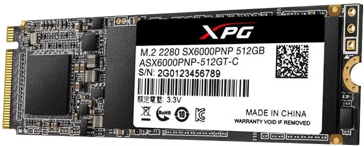Жесткий диск SSD A-Data XPG SX6000 Pro ASX6000PNP-512GT-C 512Gb фото 3