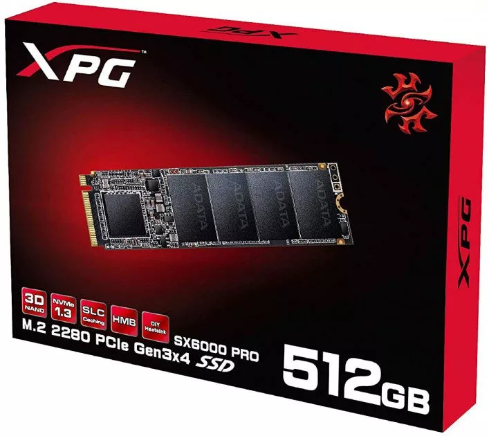 Жесткий диск SSD A-Data XPG SX6000 Pro ASX6000PNP-512GT-C 512Gb фото 5