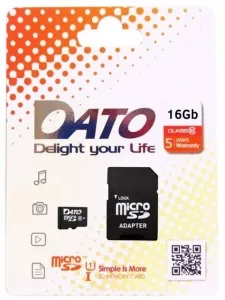 Карта памяти Dato microSDHC 16GB DTTF016GUIC10  фото