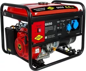 Бензиновый генератор DDE G650  фото