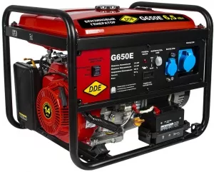 Бензиновый генератор DDE G650E фото