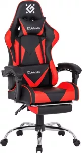Кресло Defender Pilot (черный/красный) фото