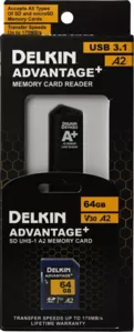 Карта памяти Delkin Devices Advantage+ SD Reader and Card Bundle SDXC 64GB фото