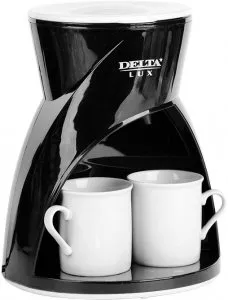 Капельная кофеварка Delta Lux DL-8131 черная фото