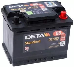 Аккумулятор DETA Standard DC550L (55Ah) фото