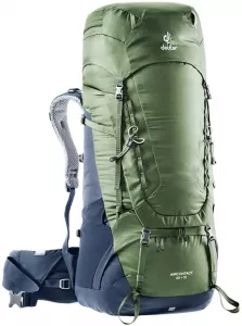 Рюкзак Deuter Aircontact 65+10 khaki-navy фото