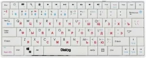 Клавиатура Dialog KP-210BT White фото