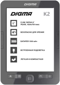 Электронная книга Digma K2 фото