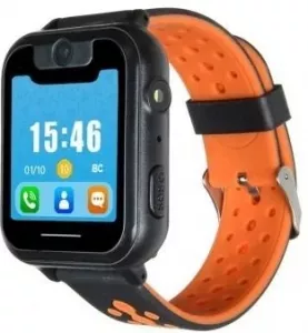 Детские умные часы Digma Kid K7m (черный/оранжевый) фото