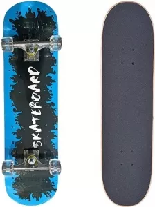 Скейтборд Display Skateboard Black/Blue фото