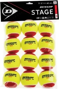 Мяч для тенниса Dunlop Stage 3 Red 12 шт 622DN601344 фото