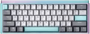 Клавиатура Durgod K330W Ice Cream (Gateron CAP V2 Crystal Blue, нет кириллицы) фото