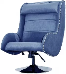 Массажное кресло EGO Max Comfort EG3003 Синий (Микрошенилл) фото
