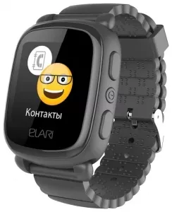 Детские умные часы Elari KidPhone 2 (черный) фото