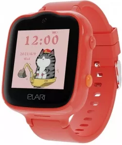 Детские умные часы Elari KidPhone 4G Bubble (красный) фото