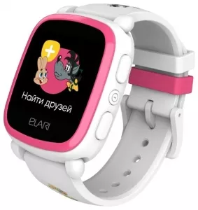 Детские умные часы Elari KidPhone Ну, погоди! (белый) фото