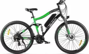 Электровелосипед Eltreco FS-900 New 2020 (черный/зеленый) фото