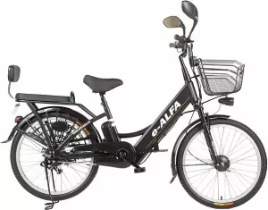 Электровелосипед Eltreco Green City E-Alfa (черный) фото