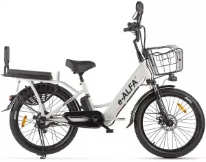 Электровелосипед Eltreco Green City e-Alfa Fat 2020 (белый) фото