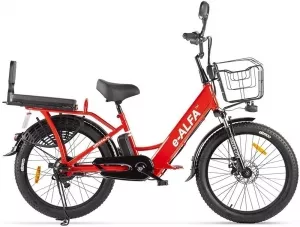 Электровелосипед Eltreco Green City e-Alfa Fat 2020 (красный) фото