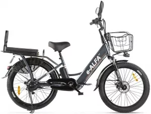 Электровелосипед Eltreco Green City e-Alfa Fat 2020 (темно-серый) фото