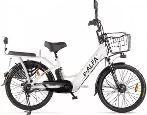 Электровелосипед Eltreco Green City E-Alfa New 2020 (белый) фото
