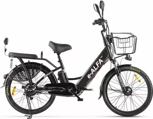 Электровелосипед Eltreco Green City E-Alfa New 2020 (черный) фото