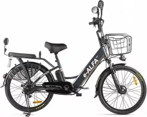 Электровелосипед Eltreco Green City E-Alfa New 2020 (темно-серый) фото