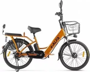 Электровелосипед Eltreco Green City E-Alfa New 2020 (золотистый) фото