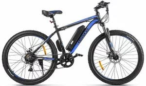 Электровелосипед Eltreco XT 600 D 2021 (черный/синий) фото