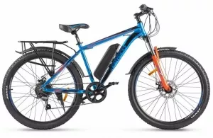 Электровелосипед Eltreco XT 800 New (синий/оранжевый) фото