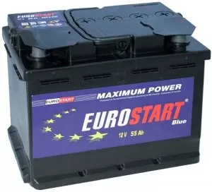 Аккумулятор EuroStart Blue 6СТ-55 (55Ah) фото