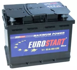 Аккумулятор EuroStart Blue 6СТ-60 (60Ah) фото