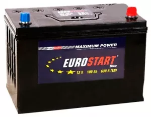 Аккумулятор EuroStart Blue Asia L+ (100Ah) фото