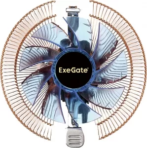 Кулер для процессора ExeGate Wizard EE91-Cu.BLUE EX286153RUS фото