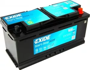 Аккумулятор Exide Micro-Hybrid AGM EK1050 (105Ah) фото