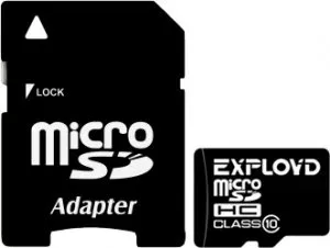 Карта памяти Exployd microSDHC 32Gb (EX032GCSDHC10) фото