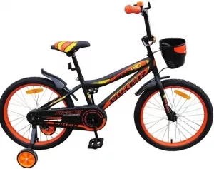 Велосипед детский Favorit Biker 18 (черный/оранжевый, 2019) фото