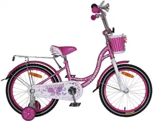 Детский велосипед Favorit Butterfly 20 2020 (розовый/белый) фото