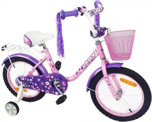 Велосипед детский Favorit Lady 12 (розовый/фиолетовый, 2019) фото