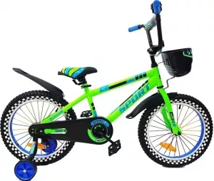 Велосипед детский Favorit New Sport 18 (зеленый, 2017) фото