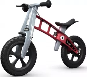 Беговел FirstBIKE Cross с тормозом (красный) фото