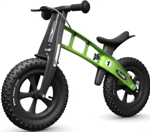 Беговел FirstBIKE Fat с тормозом (зеленый) фото