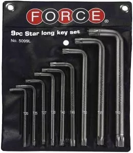 Набор ключей Force 5099L 9 предметов  фото