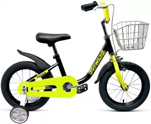 Велосипед детский Forward Barrio 14 (черный/желтый, 2019) фото