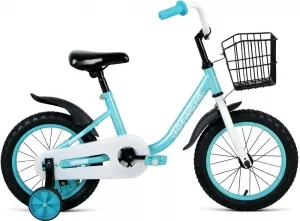 Детский велосипед Forward Barrio 14 2021 (голубой/белый) фото